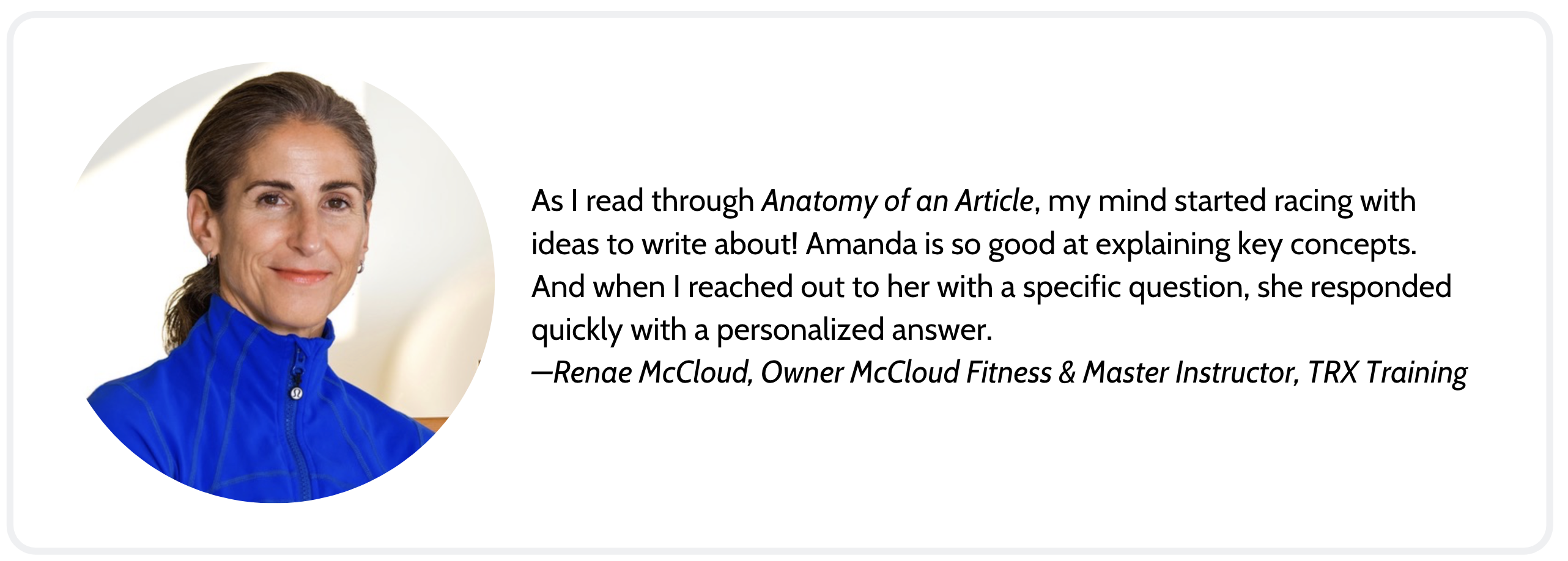 Fitness Writing: Anatomy of an Article - fitnesswriter